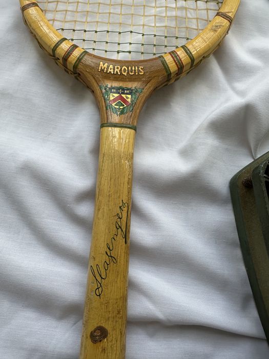 Raquete Slazinger, anos sessenta