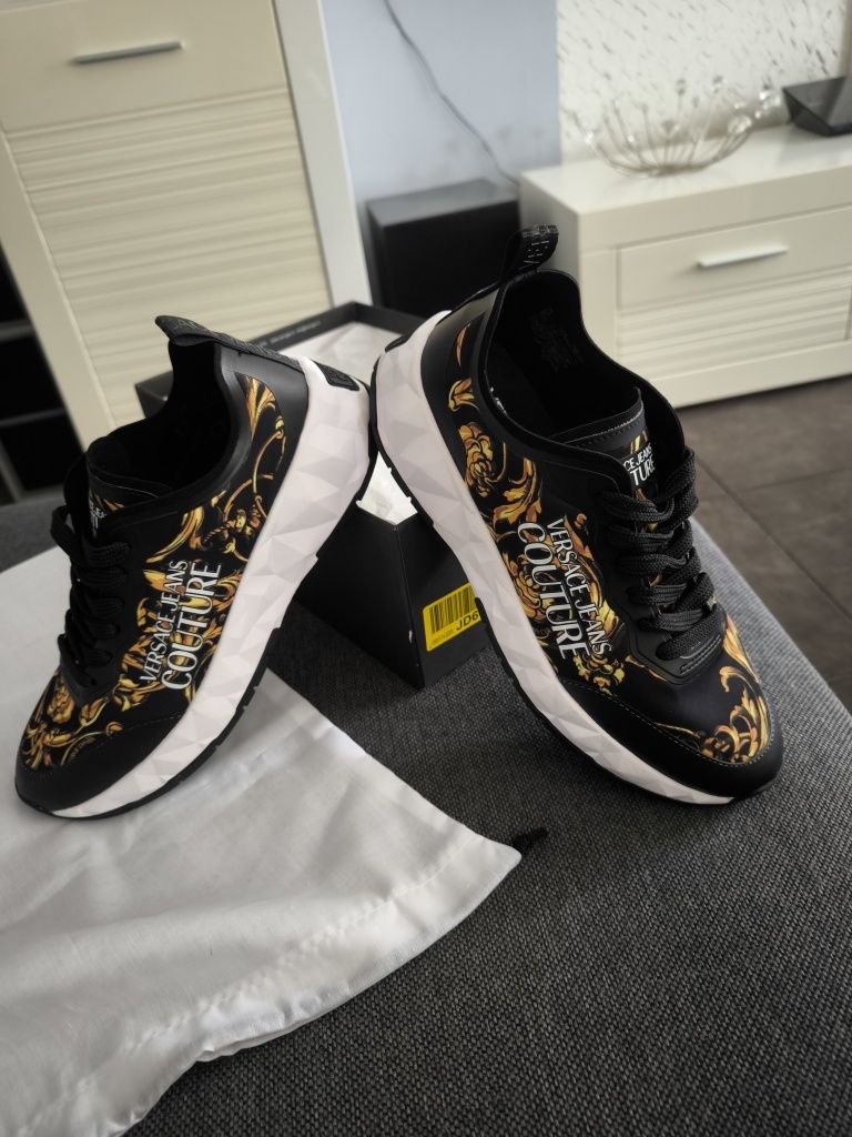 Versace oryginalne sneakersy adidasy 39.5 nowe
