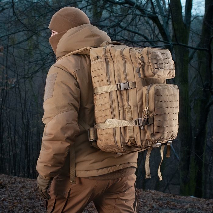 M-TAC Рюкзак LARGE ASSAULT PACK Laser cut койот, олива, чорний