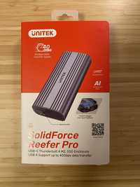 SolidForce Reefer Pro USB 40Gbps to M.2 SSD (PCIe/NVMe) Enclosure