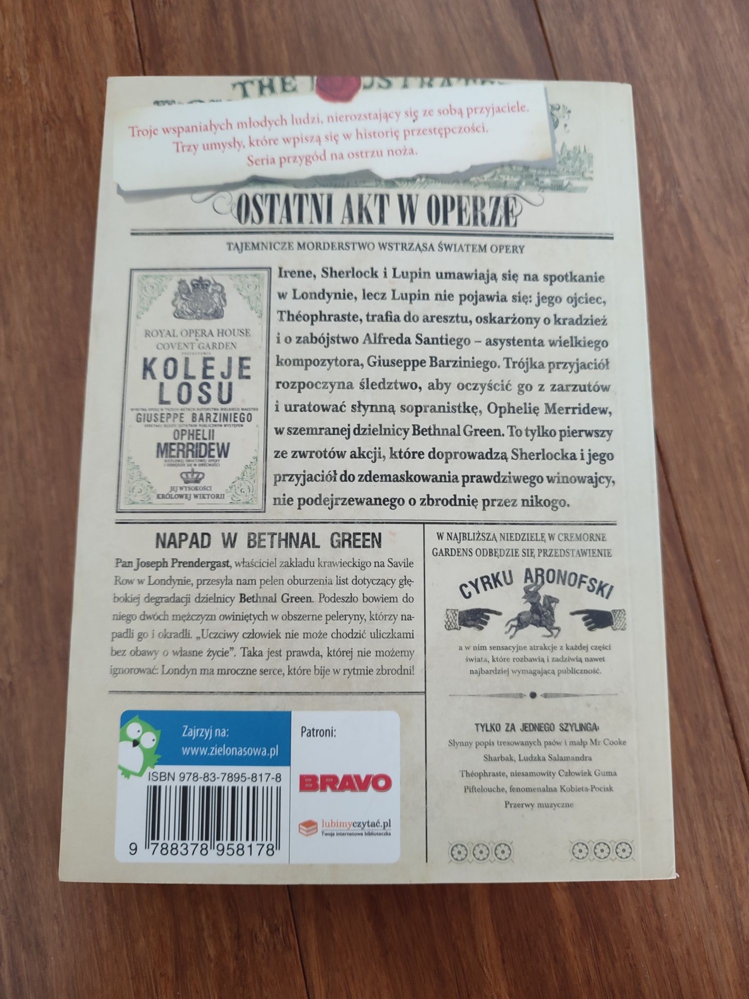 Książka Sherlock, Lupin i ja, Irene Adler