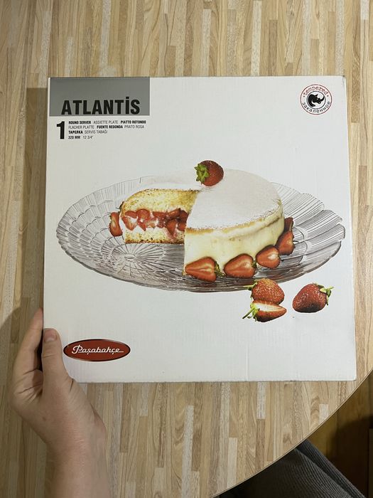 Тарілка десертна 32 см Atlantis 1 Pasabahce round server