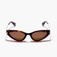 Сонцезахисні окуляри коричневі рогові очки polaroid ray ban