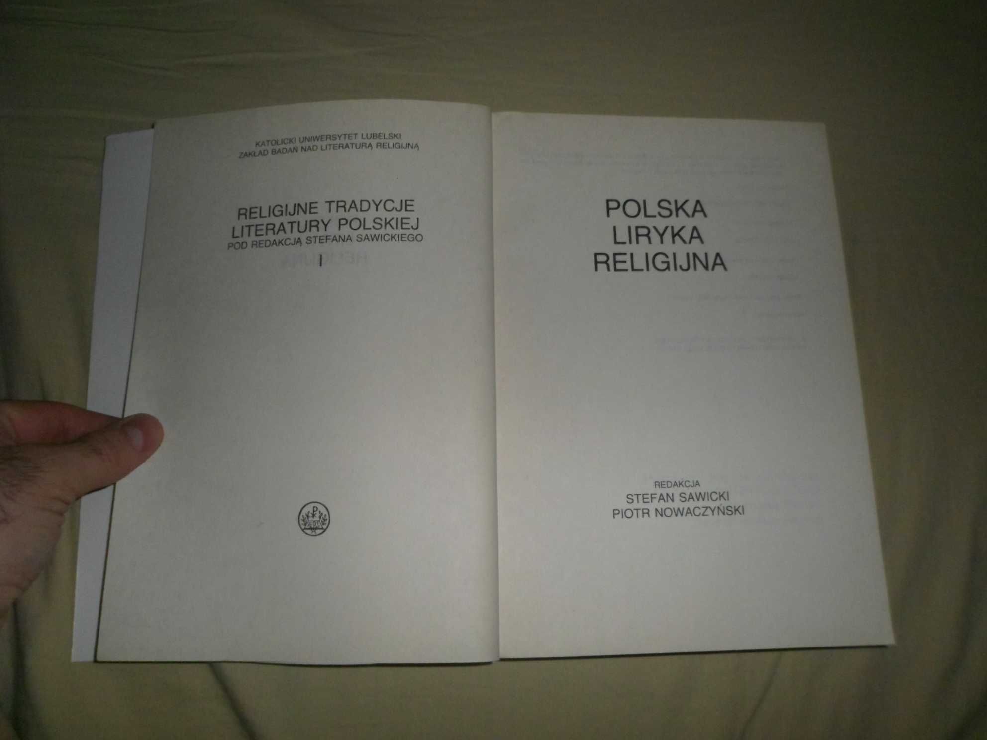 Polska Liryka Religijna  [Red. Stefan Sawicki, Piotr Nowaczyński]