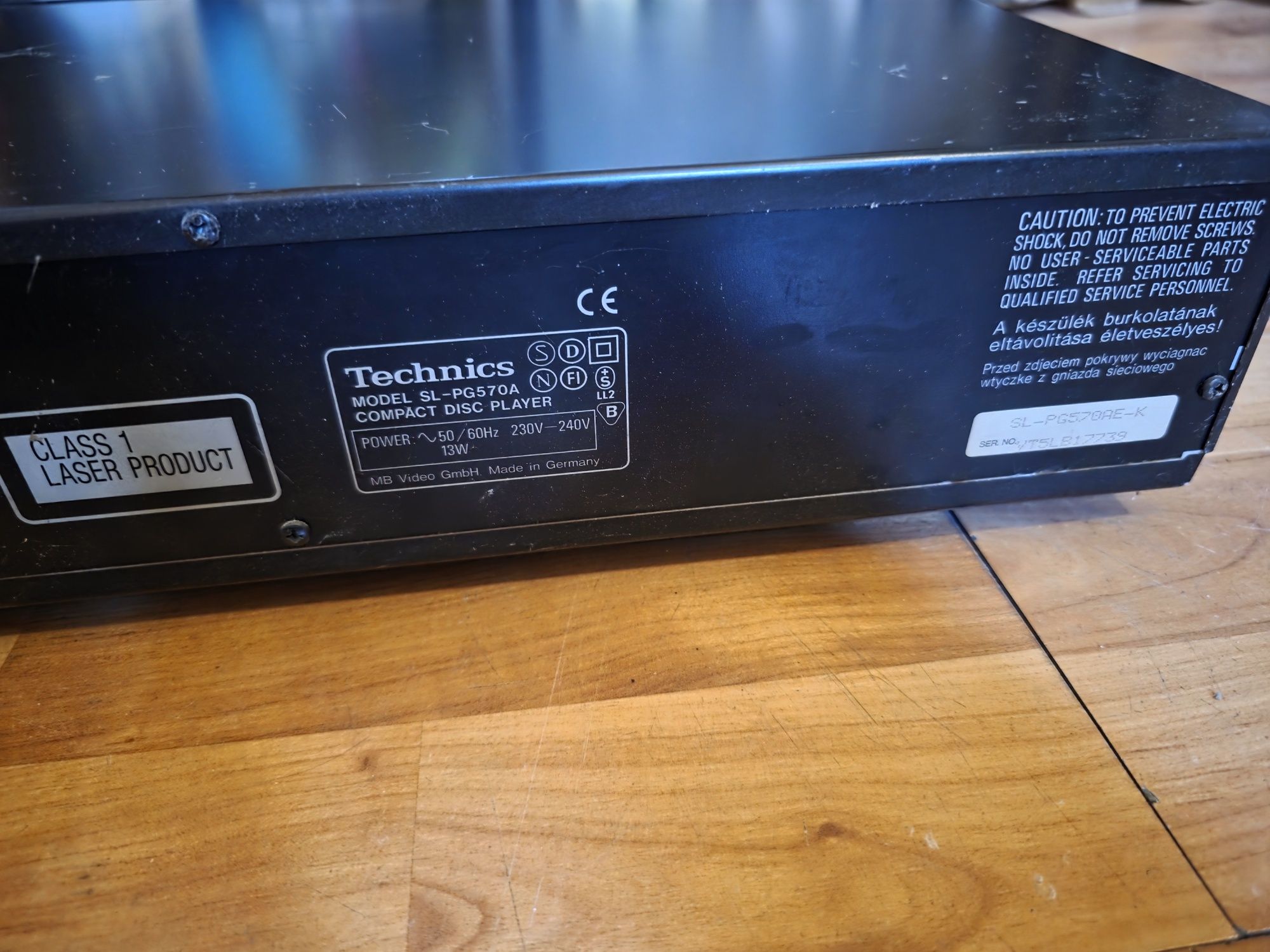 Technics SL PG 570A odtwarzacz CD