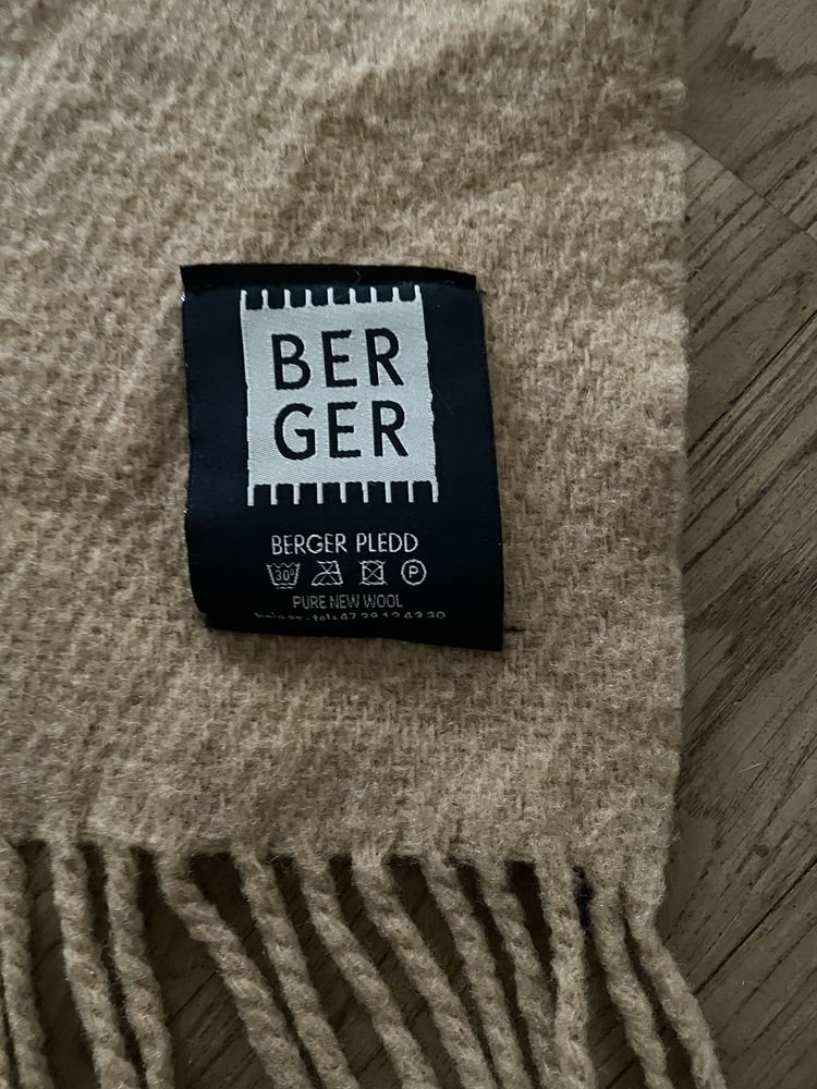 Koc Berger wełna 100% wełniany
