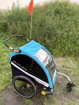 Przyczepka rowerowa Burley D'lite x Double Aqua