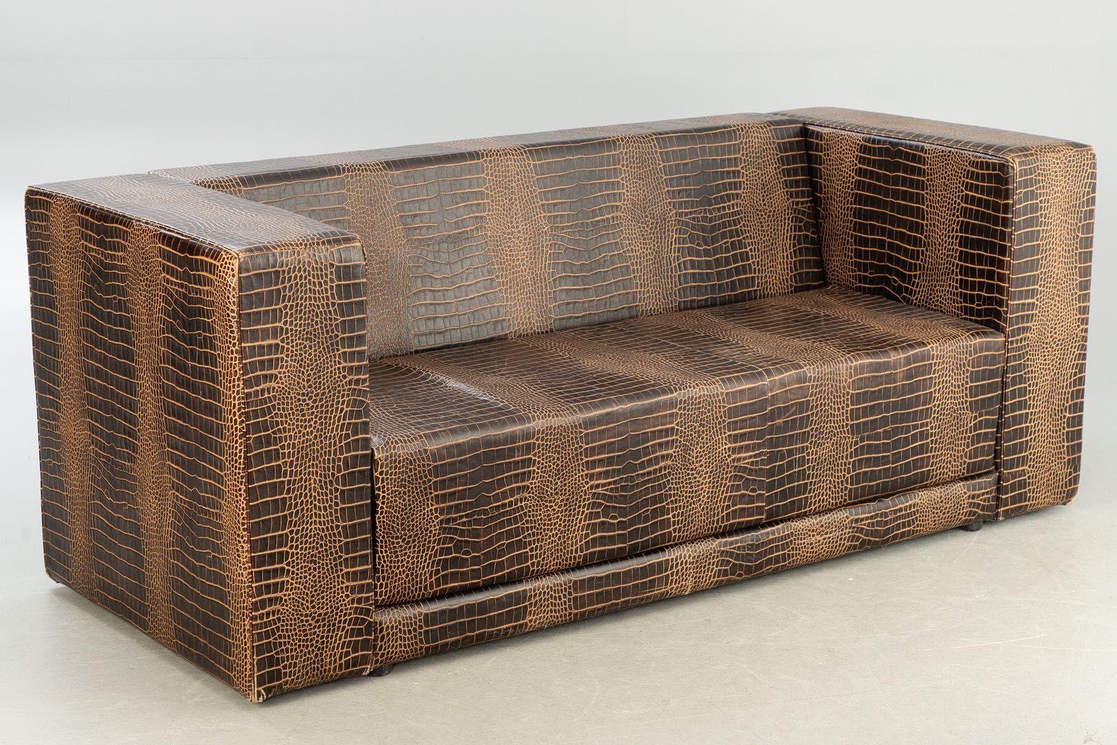 Sofa skórzana Philipp Plein Niemcy XX wiek - oryginał handmade