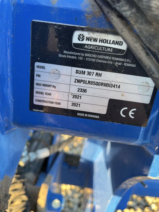 Maschio Atilla New Holland SUM 307 R Pług dłutowy agregat bezorkowy