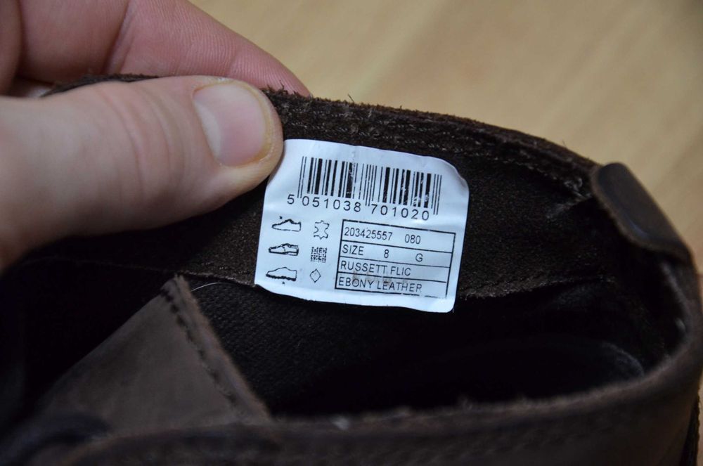 Clarks, оригінал шкіряні черевики, ботинки