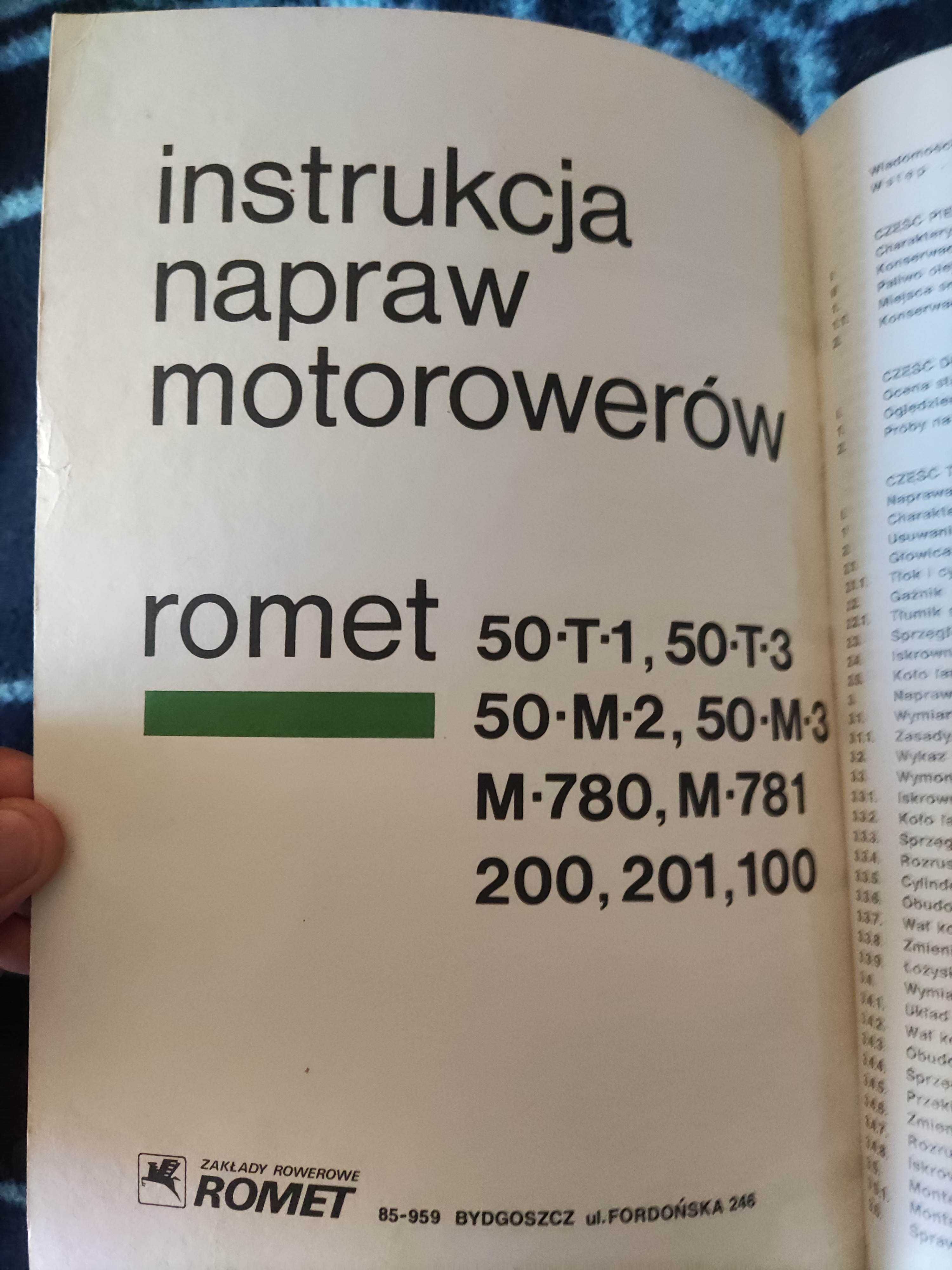 Instrukcja Napraw Motorowerów Romet orginał