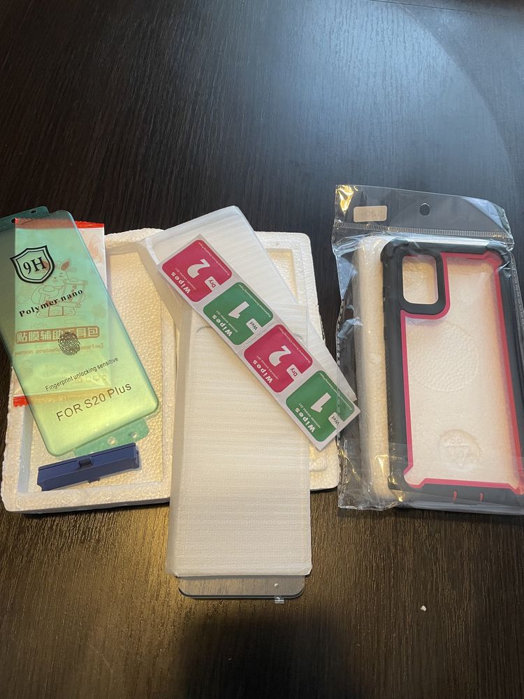 Samsung s20 + etui i szklo