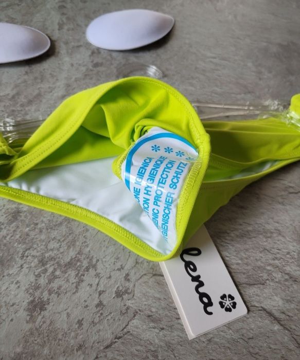 Azulena Candy bikini dwuczęściowe XL 42 falbanki na miseczkach