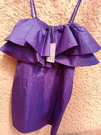 Vestido Novo Roxo da Zara