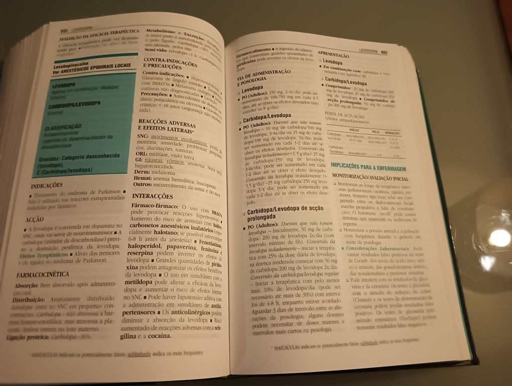 Guia Farmacológico para Enfermeiros -J Como novo!*