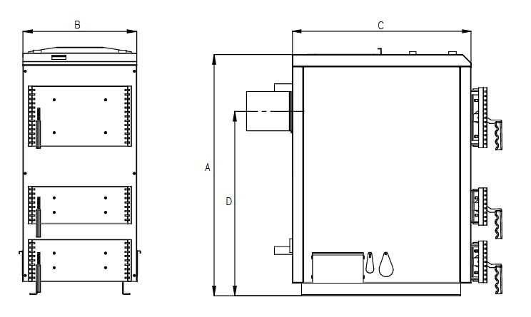 Kocioł Piec na drewno AGRO 20kW - 5 klasa Ecodesign