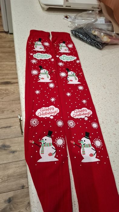 Pończochy świąteczne.