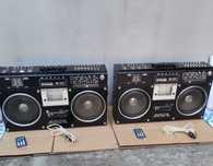 Magnetofon Oreanda 203 USB FM Bluetooth AUX karta pamięci pilot.
