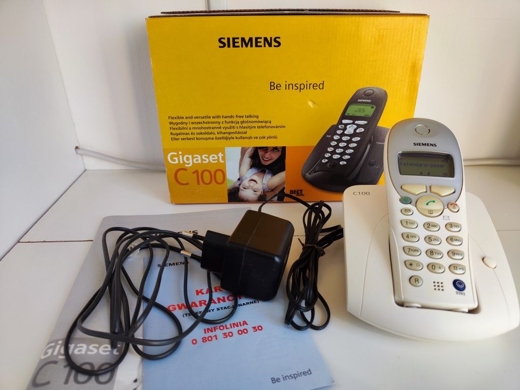 Bezprzewodowy telefon stacjonarny Siemens Gigaset C 100