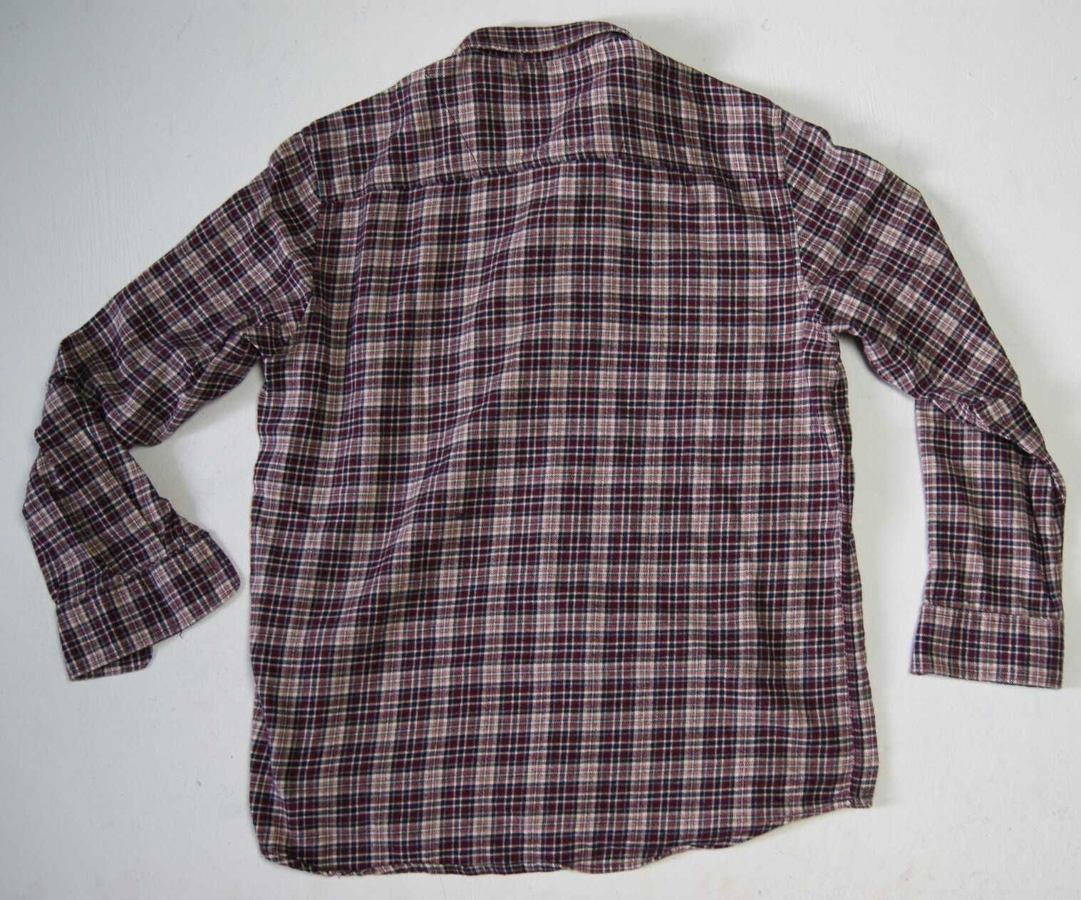 LERROS XL regular fit koszula męska  ciepła flanela w krateczkę