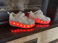 Buty rolki świecące led RGB