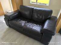 Sofa dwuosobowa czarna