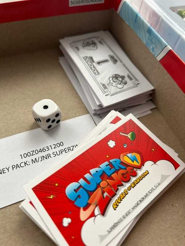 Gra planszowa Monopoly Junior Super Zings