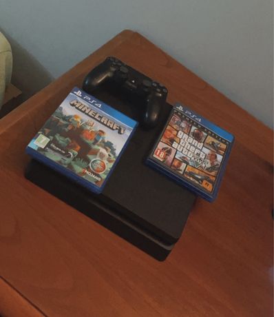 PS4 Semi-Nova + Jogos+ Comando Semi-Novo Original