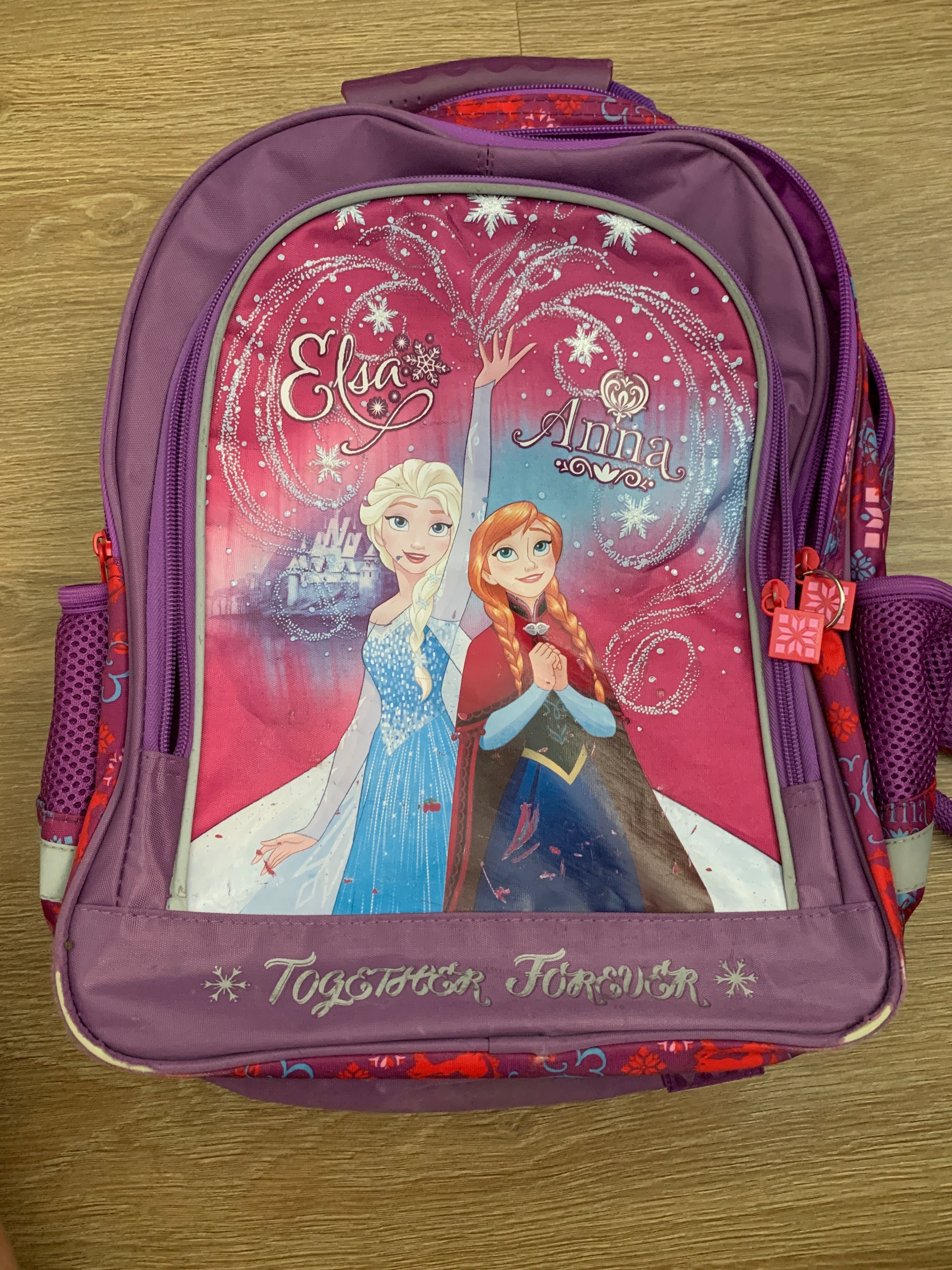 Plecak, piórnik, worek na buty dla dziewczynki  Frozen Anna i Elsa