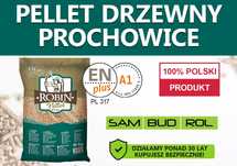 Pellet drzewny PROCHOWICE, certyfikat A1 ENplus, TRANSPORT
