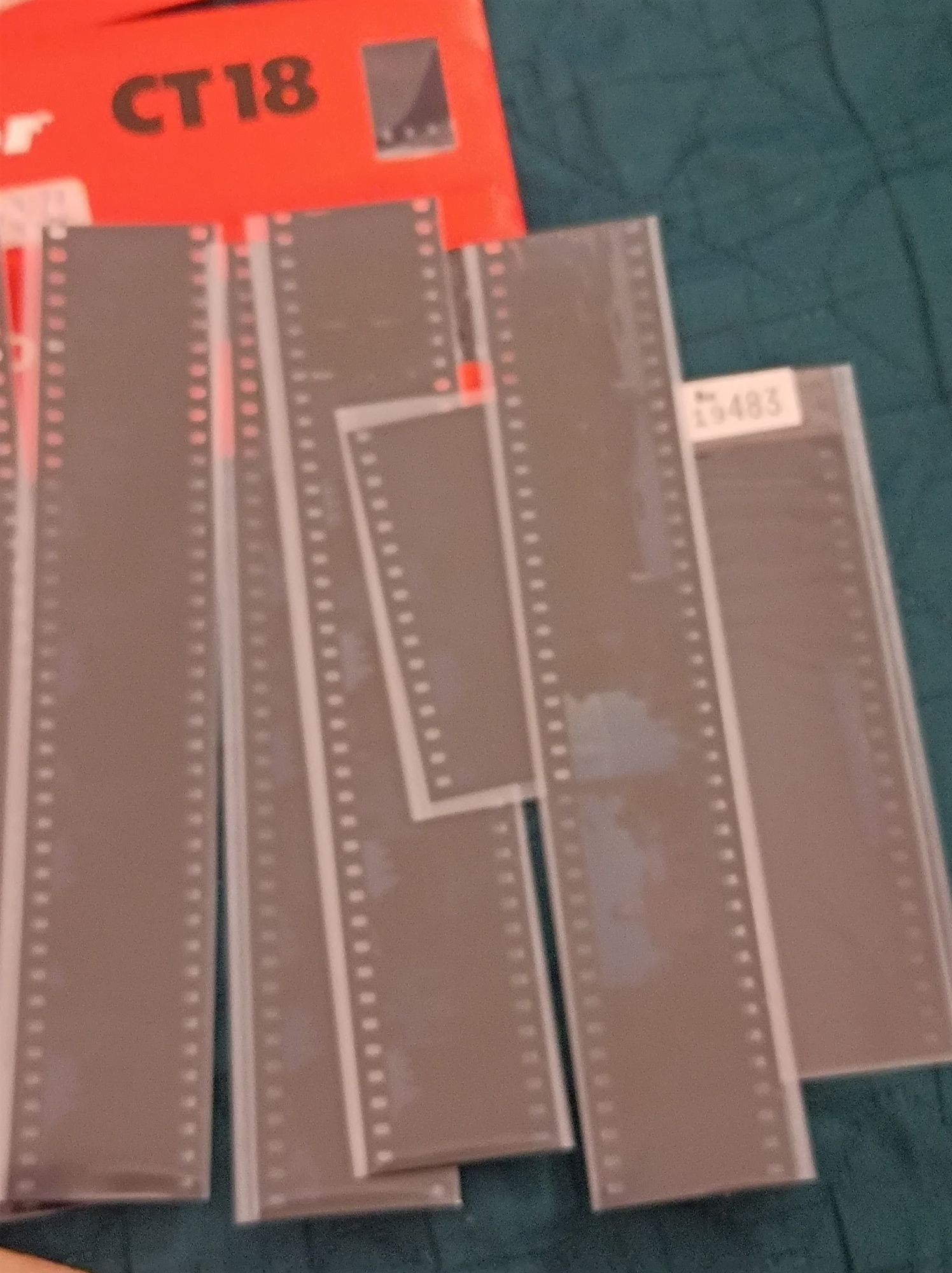 Agfacolor klisze,negatywy ,list 71 rok