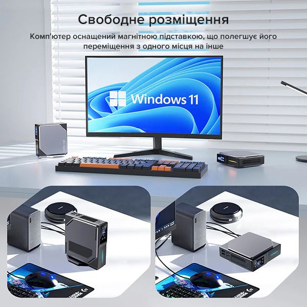 Міні-ПК з екраном Acepc PicoBox Home S1! Intel Processor N95! Міні ПК