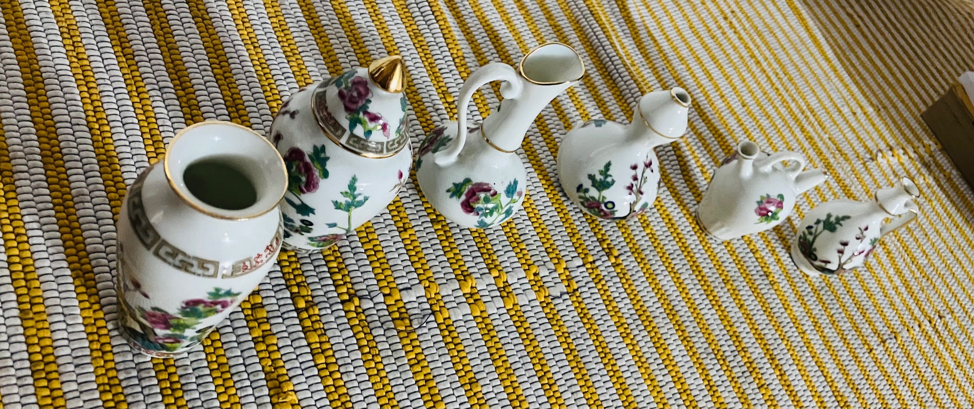 Conjunto de 6 peças de porcelana Porart