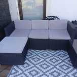 Sprzedam meble ogrodowe rattan czarny