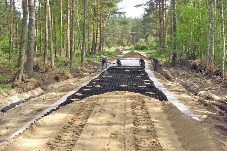 Geokrata Mocna na SKRAPY wzmocnienie geo krata 2,75x6,2m geosiatka