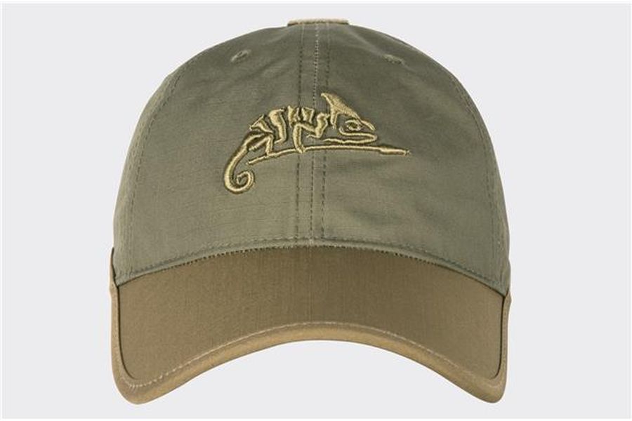 Czapka Helikon Logo Cap - PolyCotton Ripstop - Olive Green