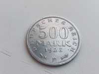 монета 500 марок. 1923г.