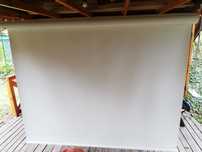 Ekran projekcyjny elektryczny Kauber White labe 200x150 MADE IN POLAND