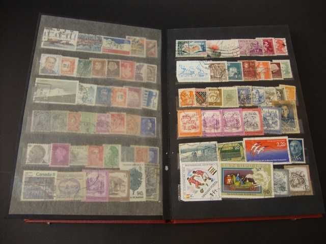 Grande coleção de selos antigos