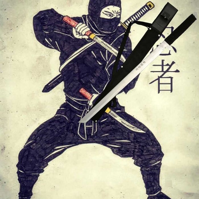 Miecz Katana Ninja Treningowy z Pochwą 71 cm D120