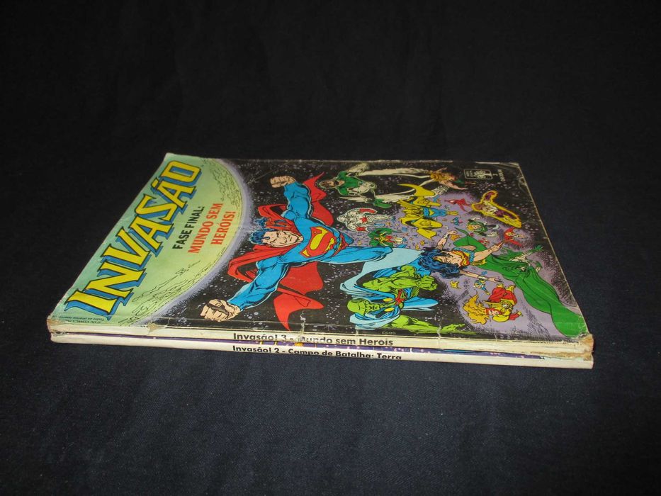 Livros Revista BD Invasão Abril DC Comics 1990
