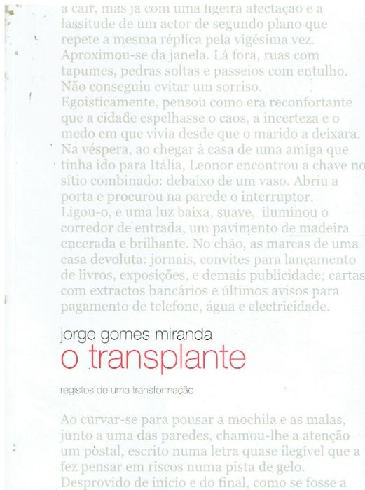 11052 O Transplante de Jorge Gomes Miranda