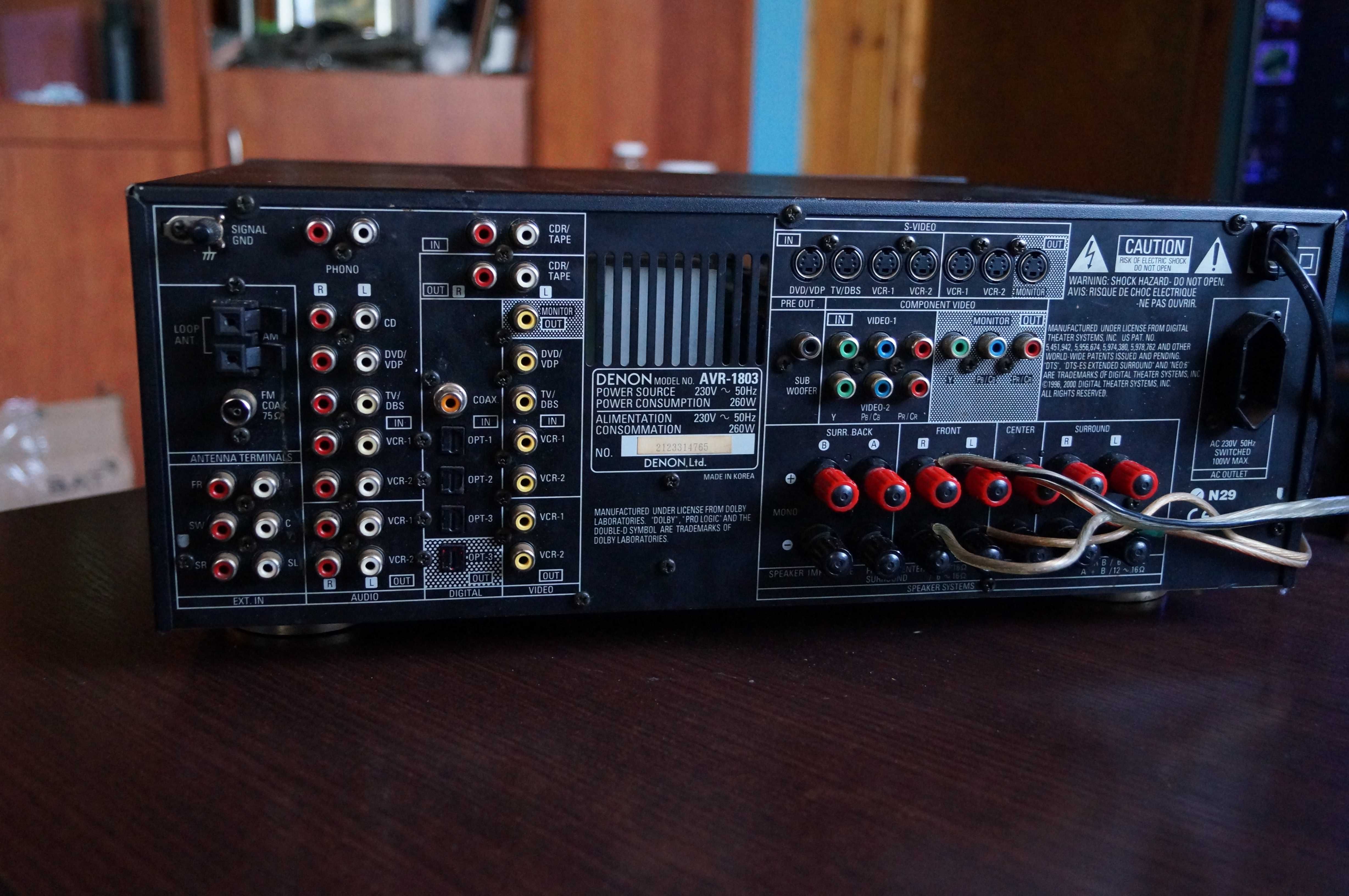 Mocny amplituner Denon Avr 1803 oryginalny pilot wysyłka