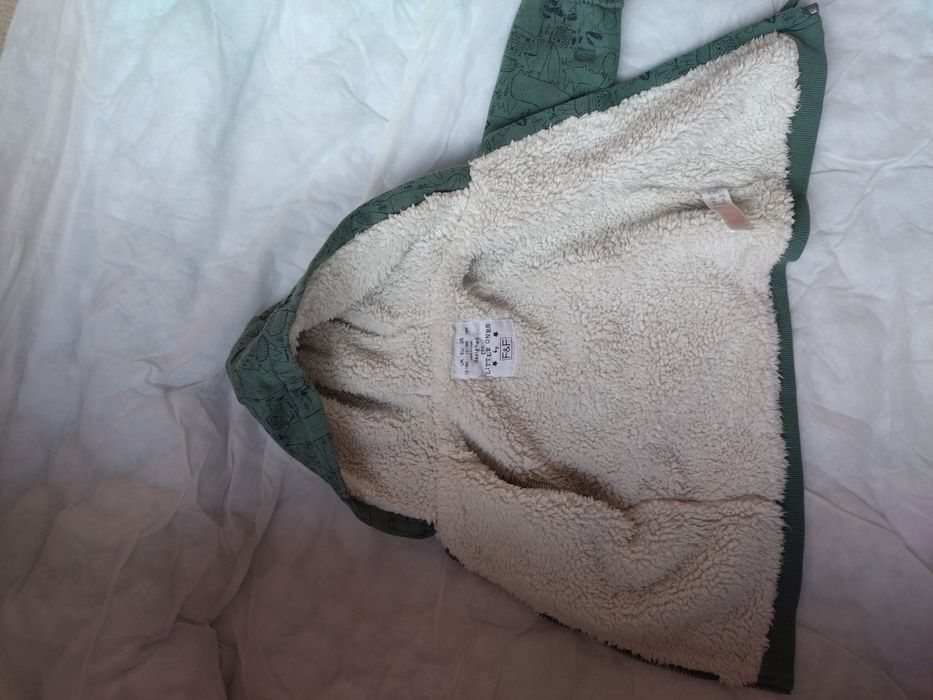 Bluza kurtka na misiu chłopiec rozmiar 86