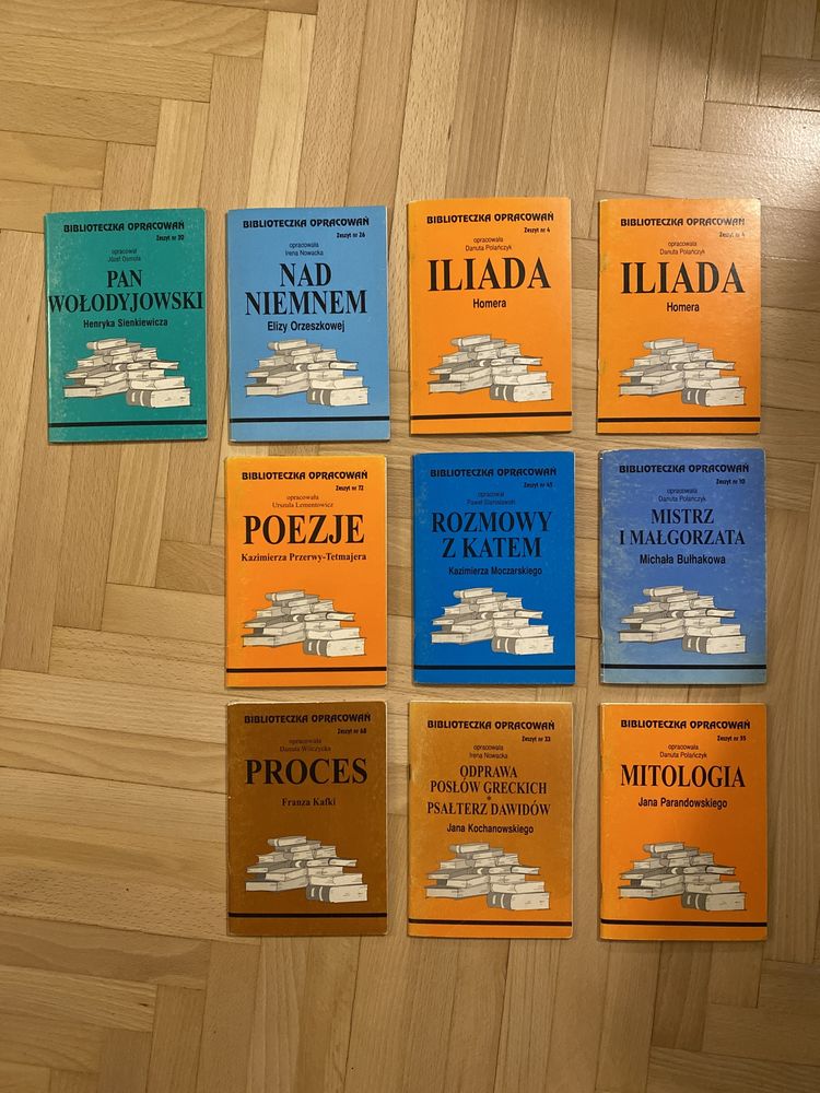 Pan Wołodyjowski Nad Niemnem Iliada Mitologia Biblioteczka opracowań