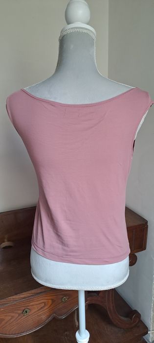 Top rosa licra tamM