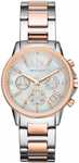 zegarek damski armani exchange banks chronograph ax4331 + box