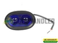 Lampa Robocza 2XLED 8W Niebieska OPRYSKIWACZ HIT
