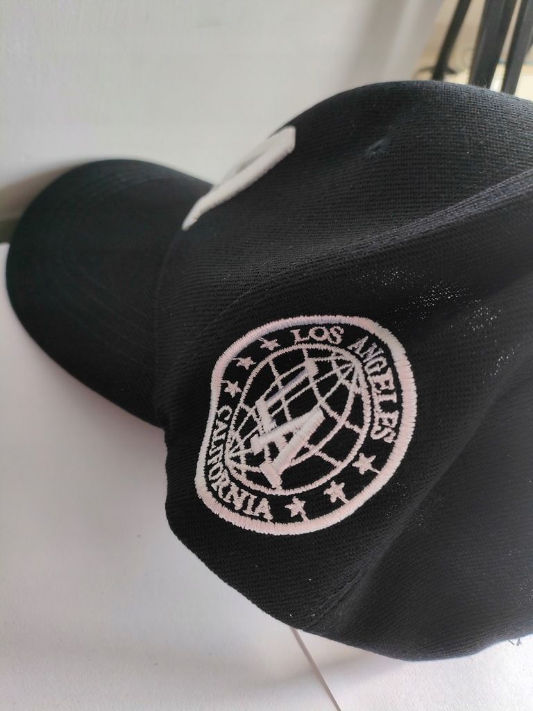 Czapka z daszkiem LA Los Angeles California czarna prezent streetwear