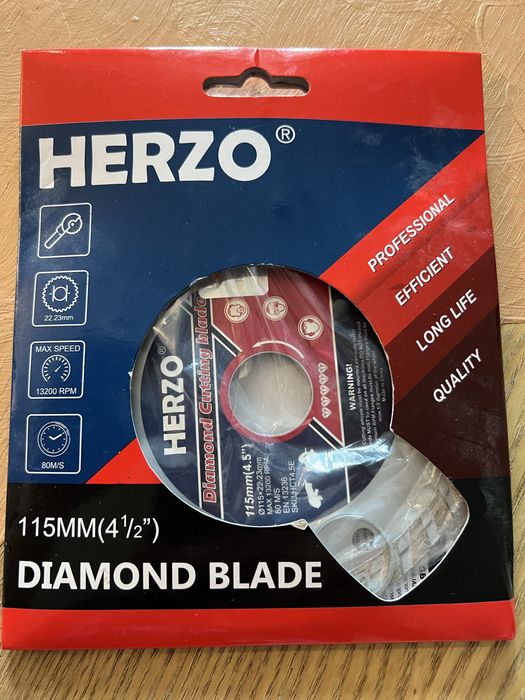 Алмазний диск для сухого різання 115 мм